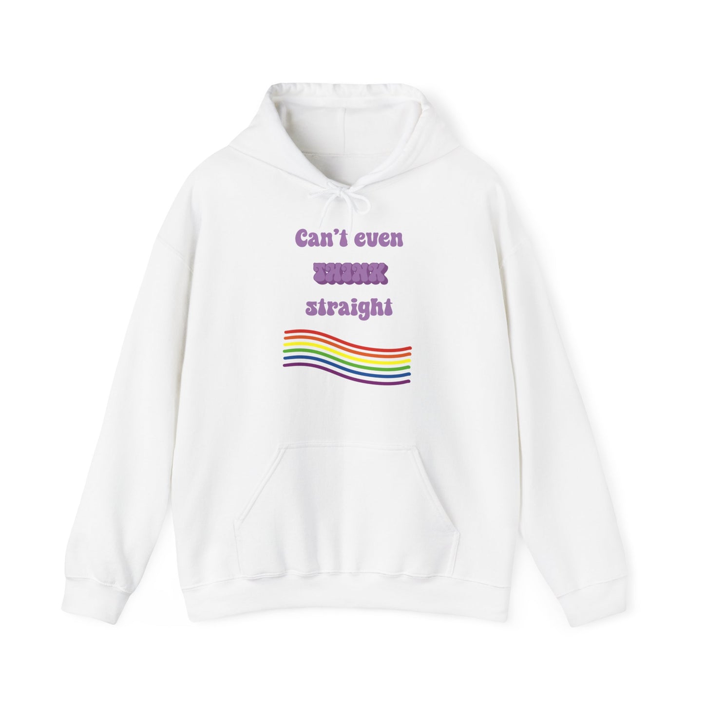 can't even think straight hoodie