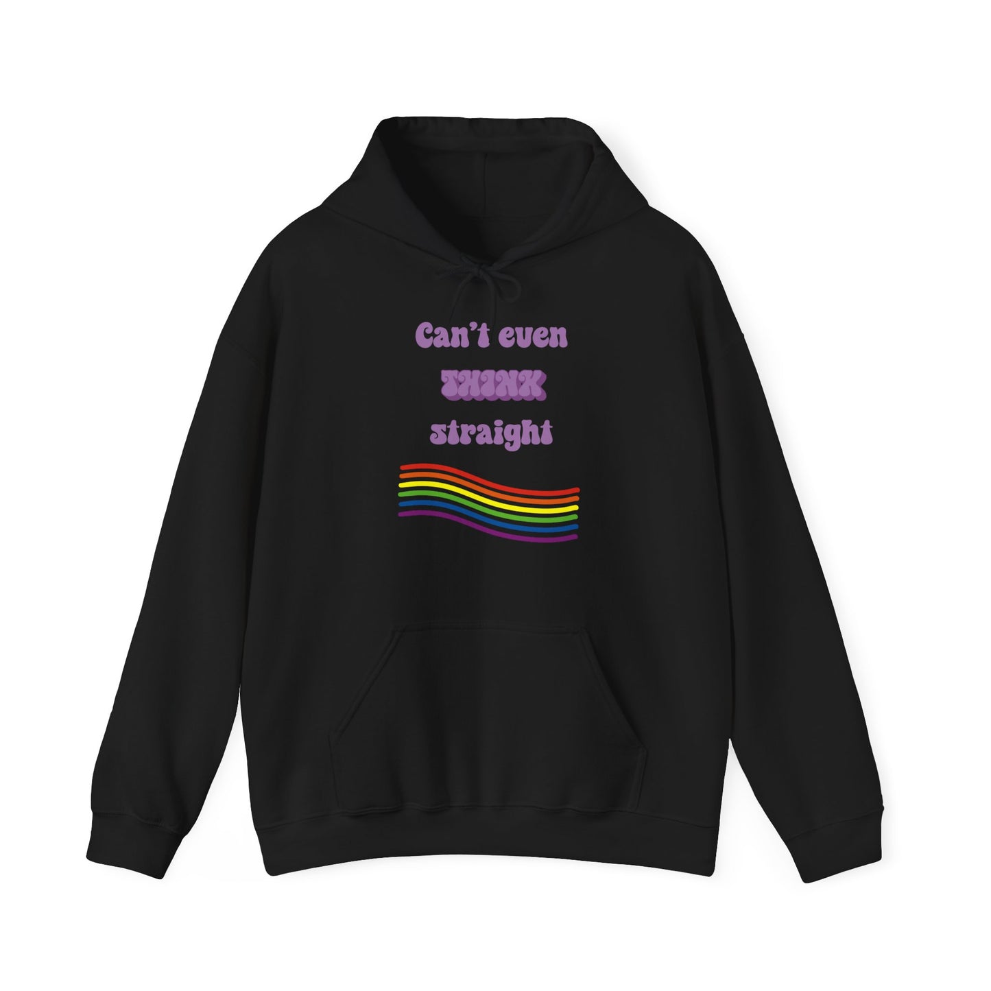 can't even think straight hoodie
