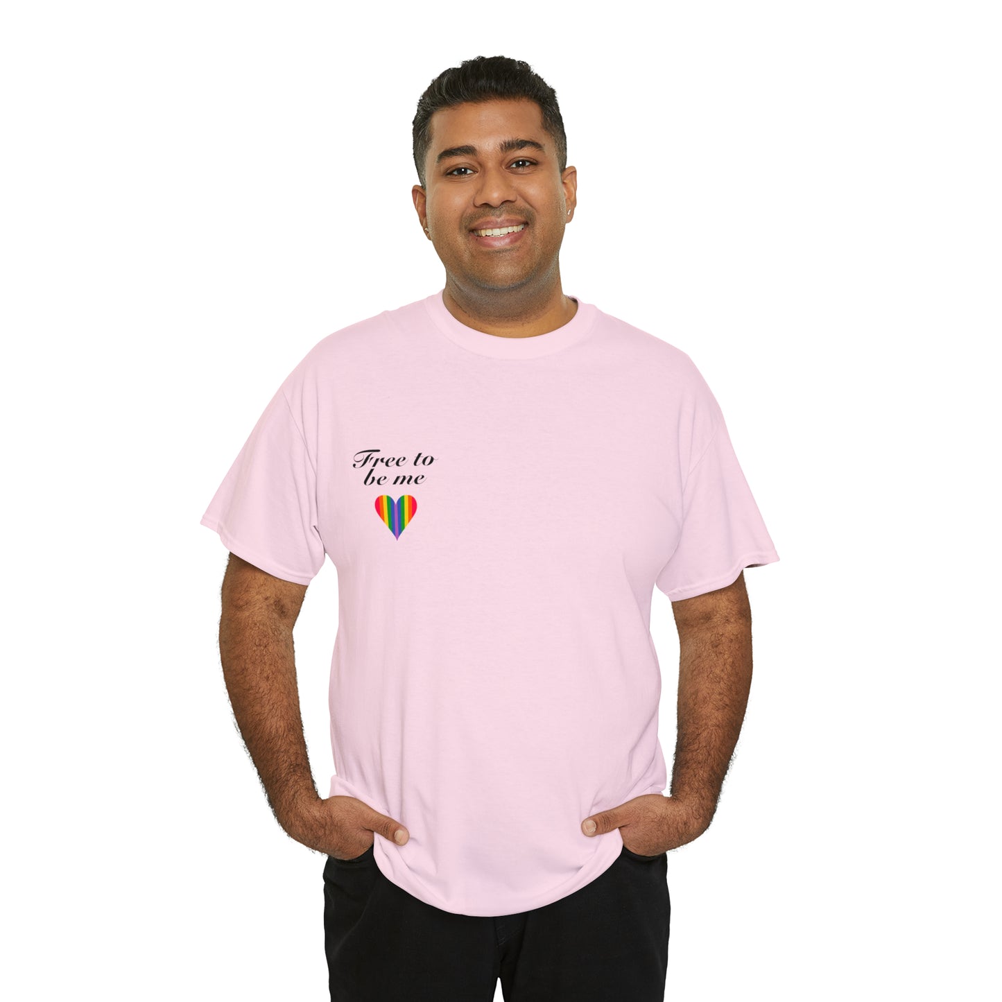 free to be me pride cotton tee