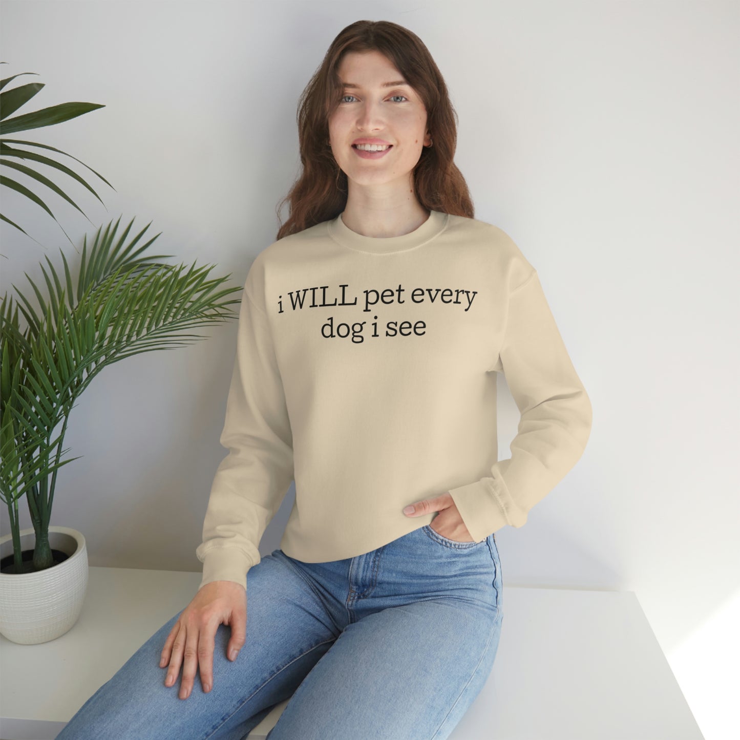 pet EVERY dog crewneck