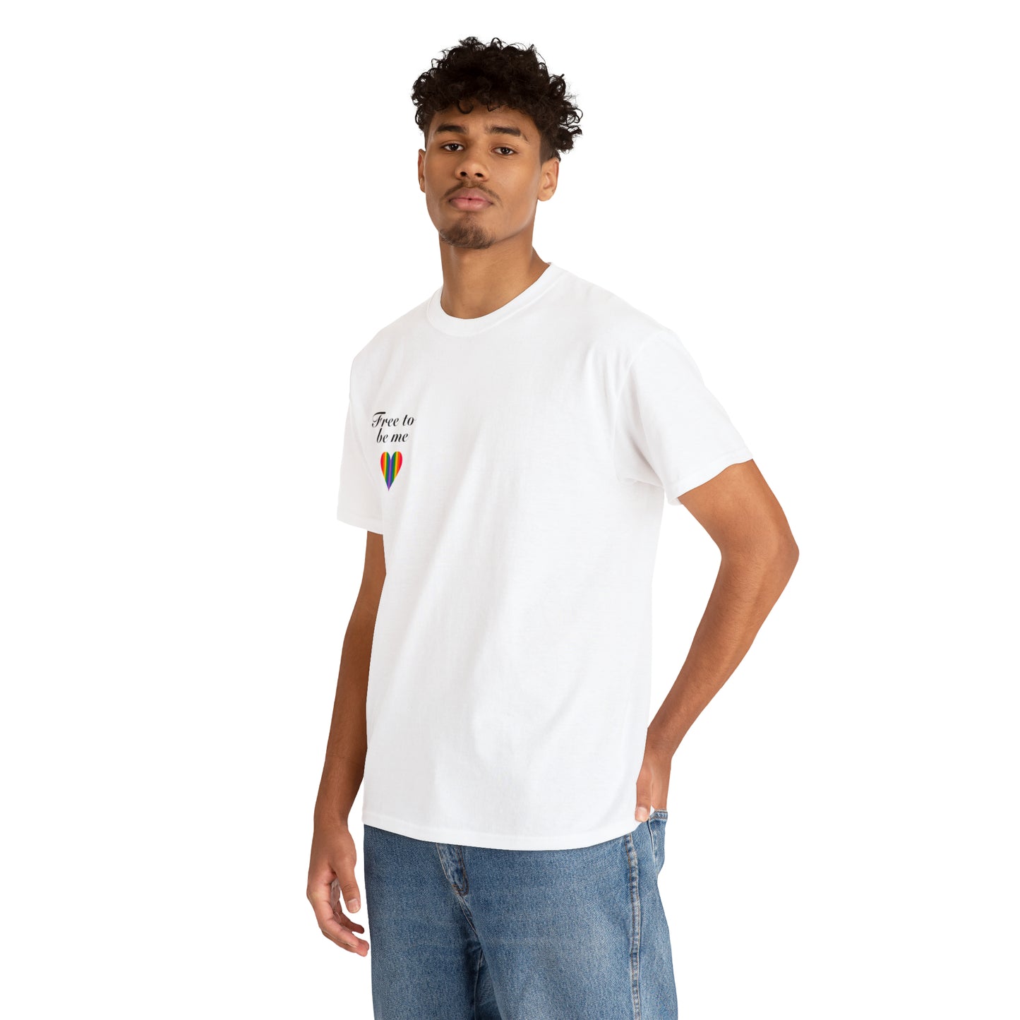free to be me pride cotton tee