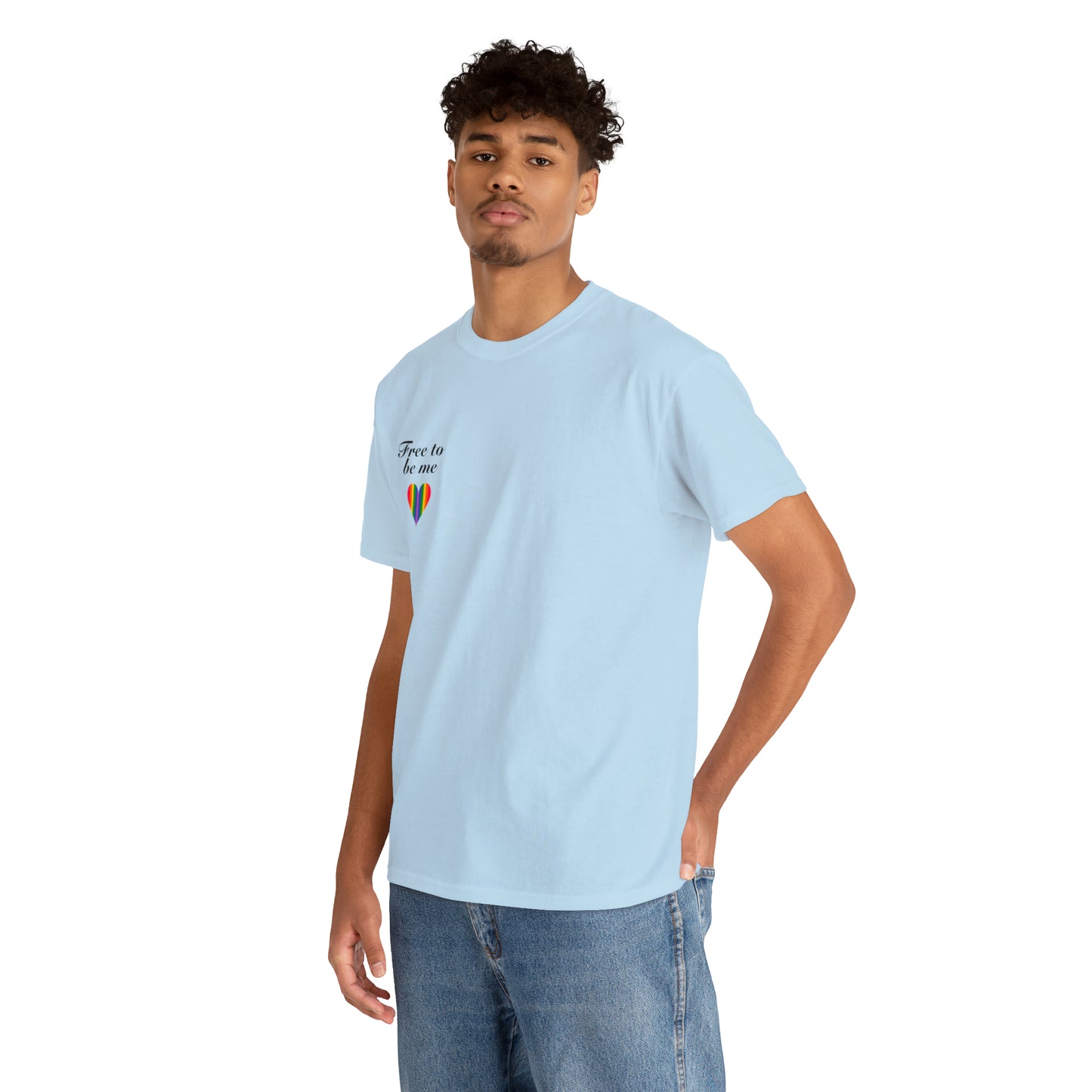 free to be me pride cotton tee