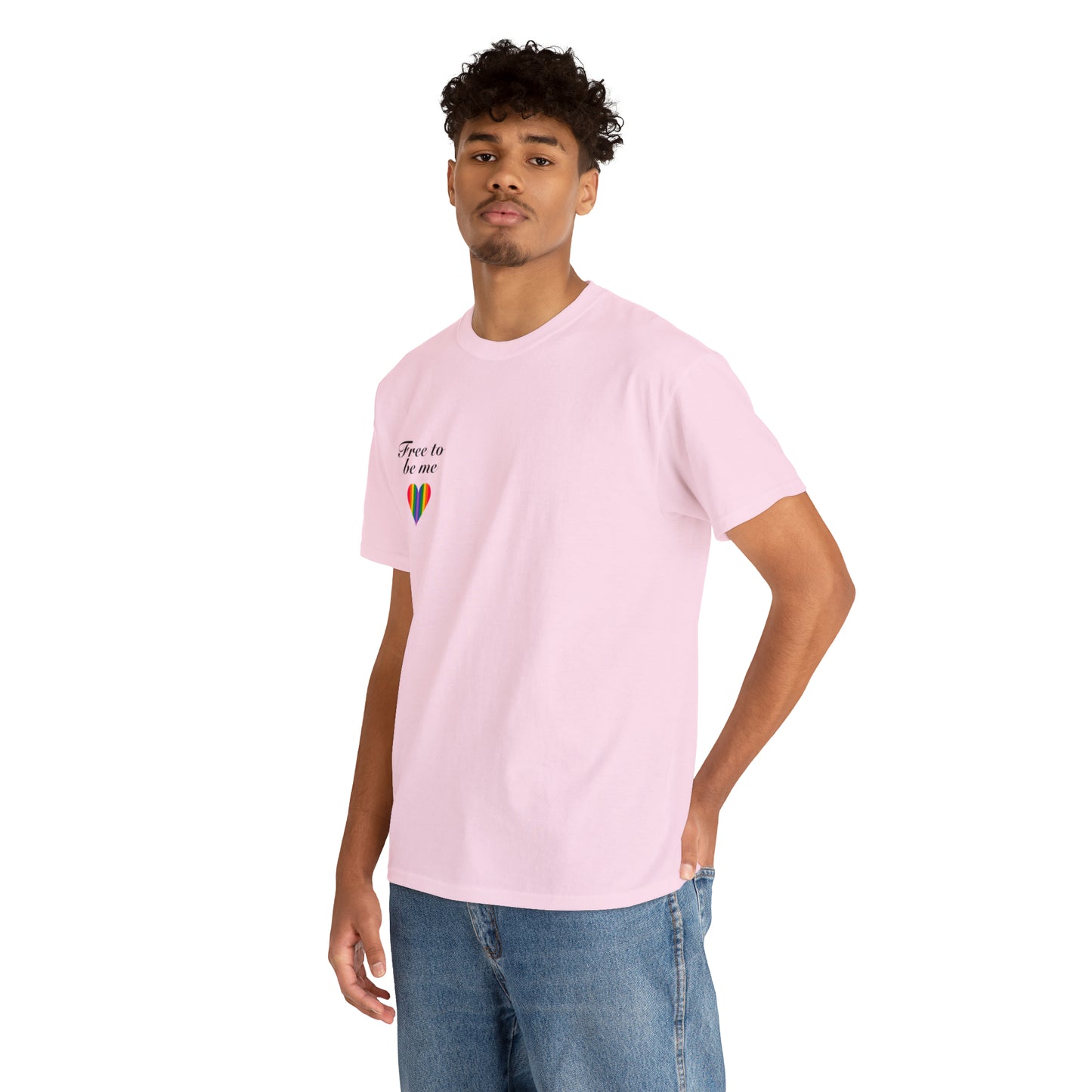 free to be me pride cotton tee