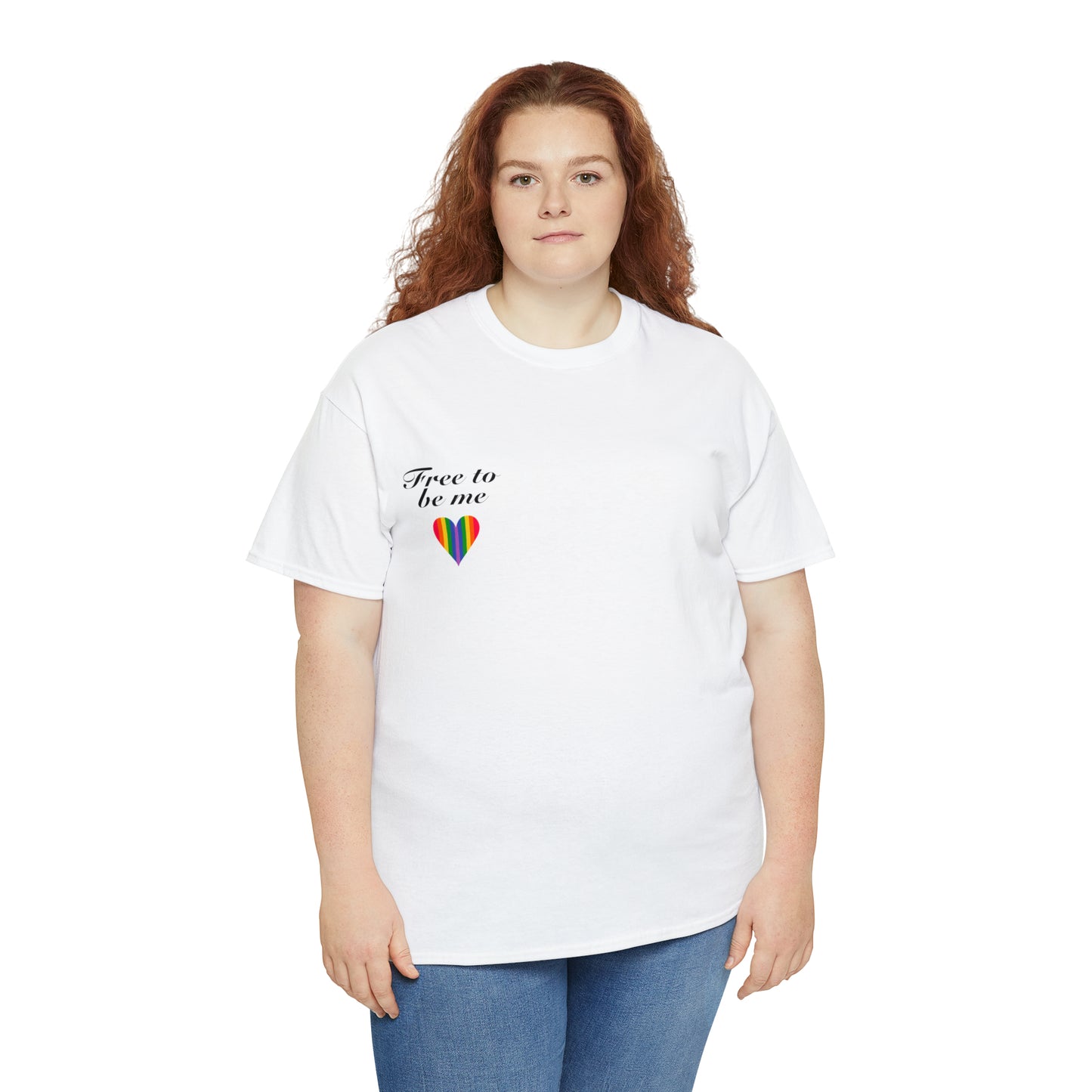free to be me pride cotton tee