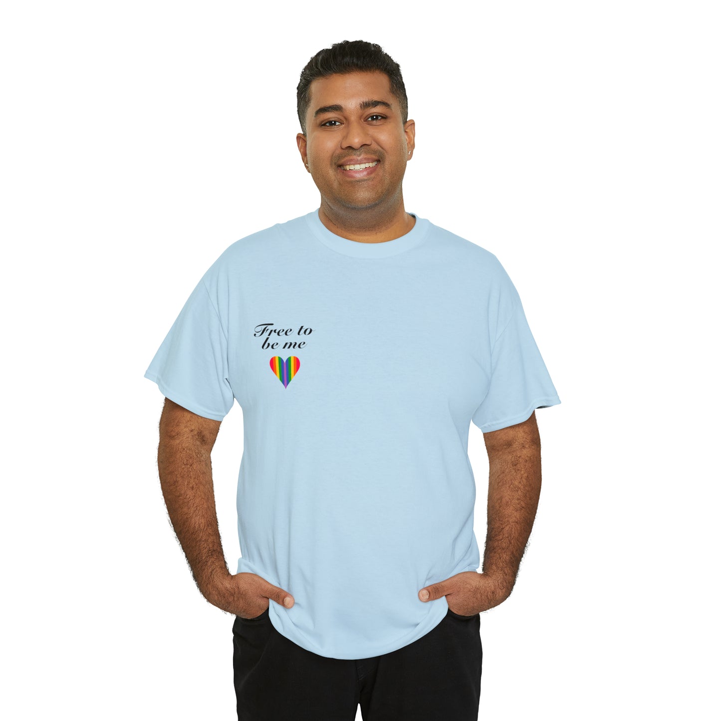 free to be me pride cotton tee