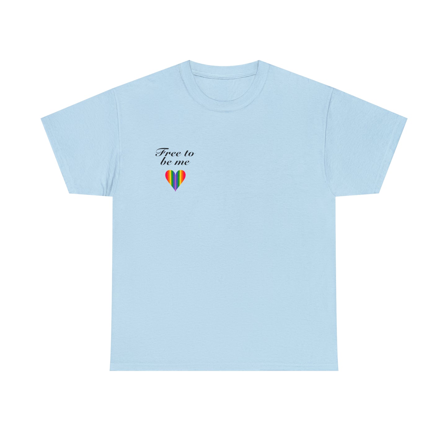 free to be me pride cotton tee