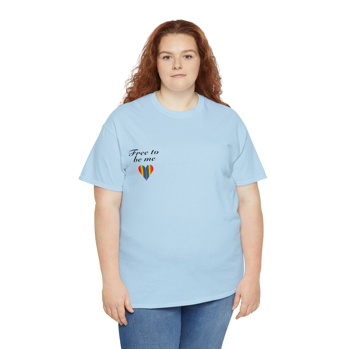 free to be me pride cotton tee
