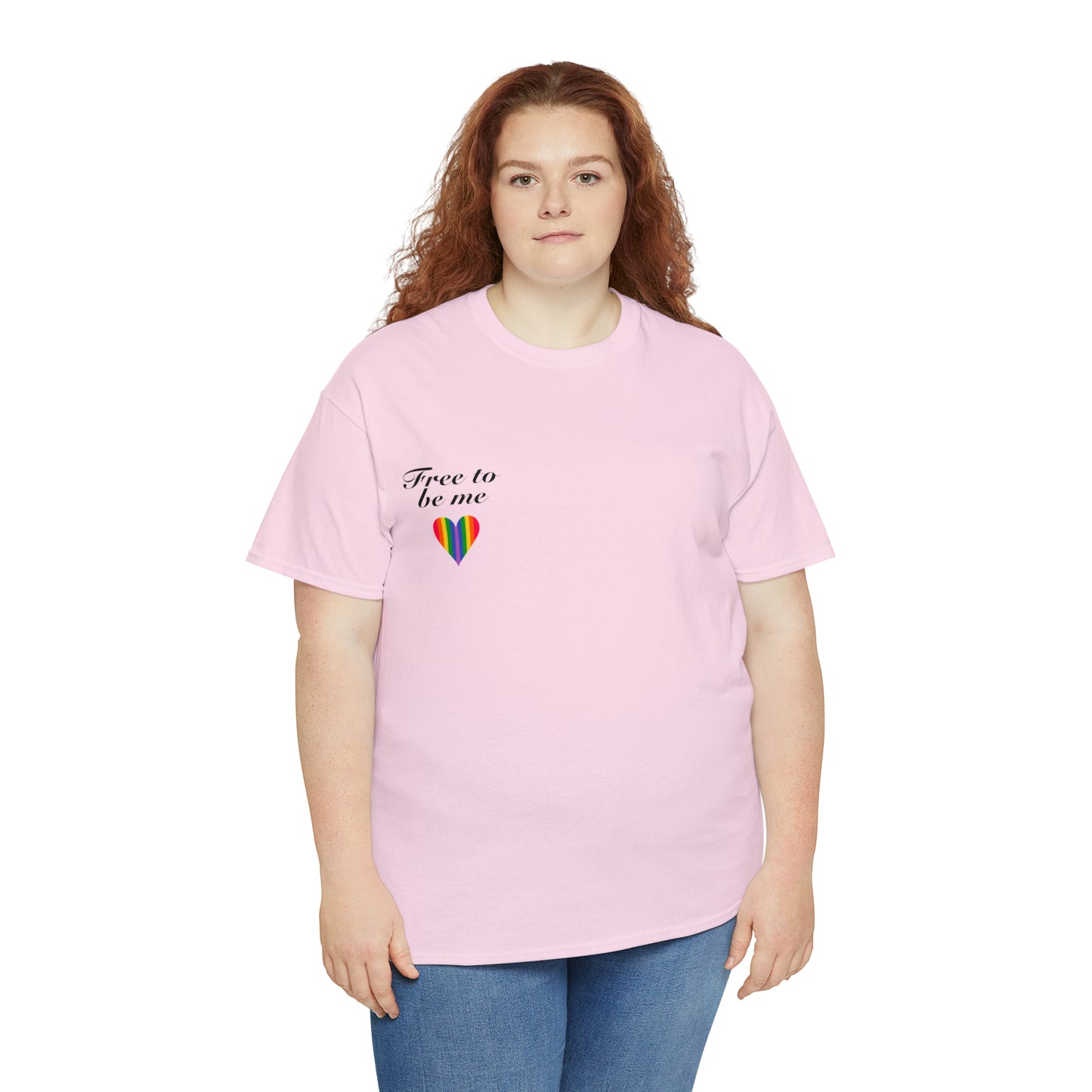 free to be me pride cotton tee