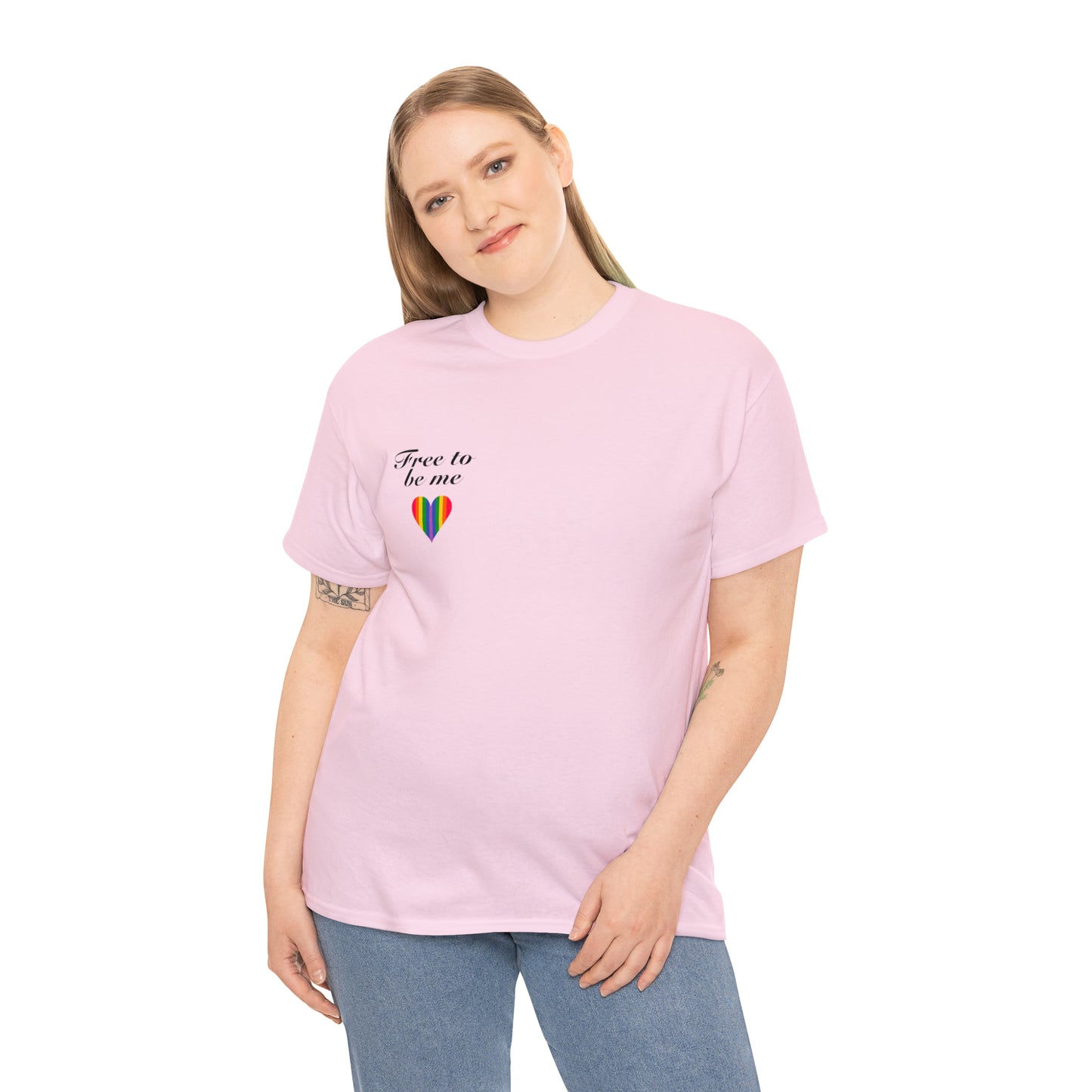 free to be me pride cotton tee