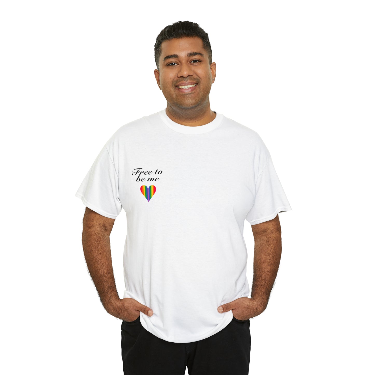 free to be me pride cotton tee