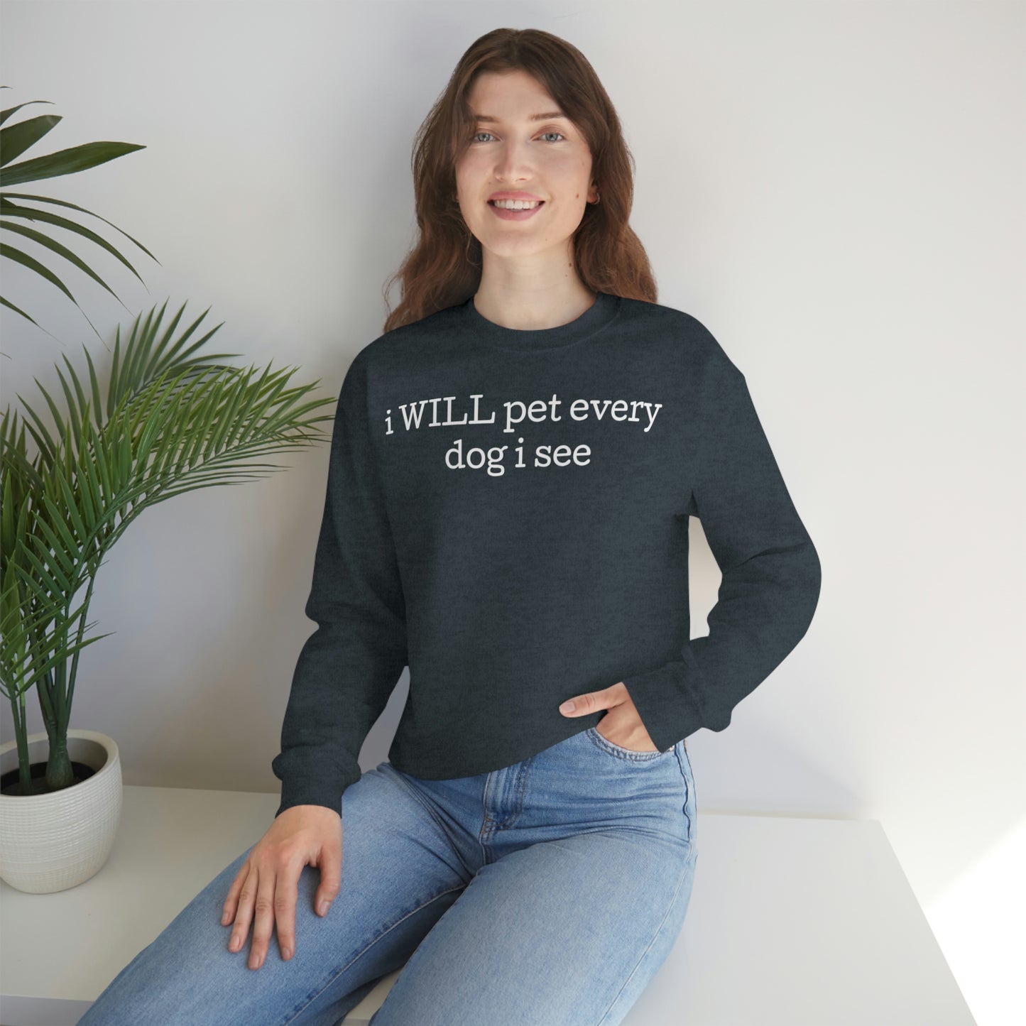 pet EVERY dog crewneck