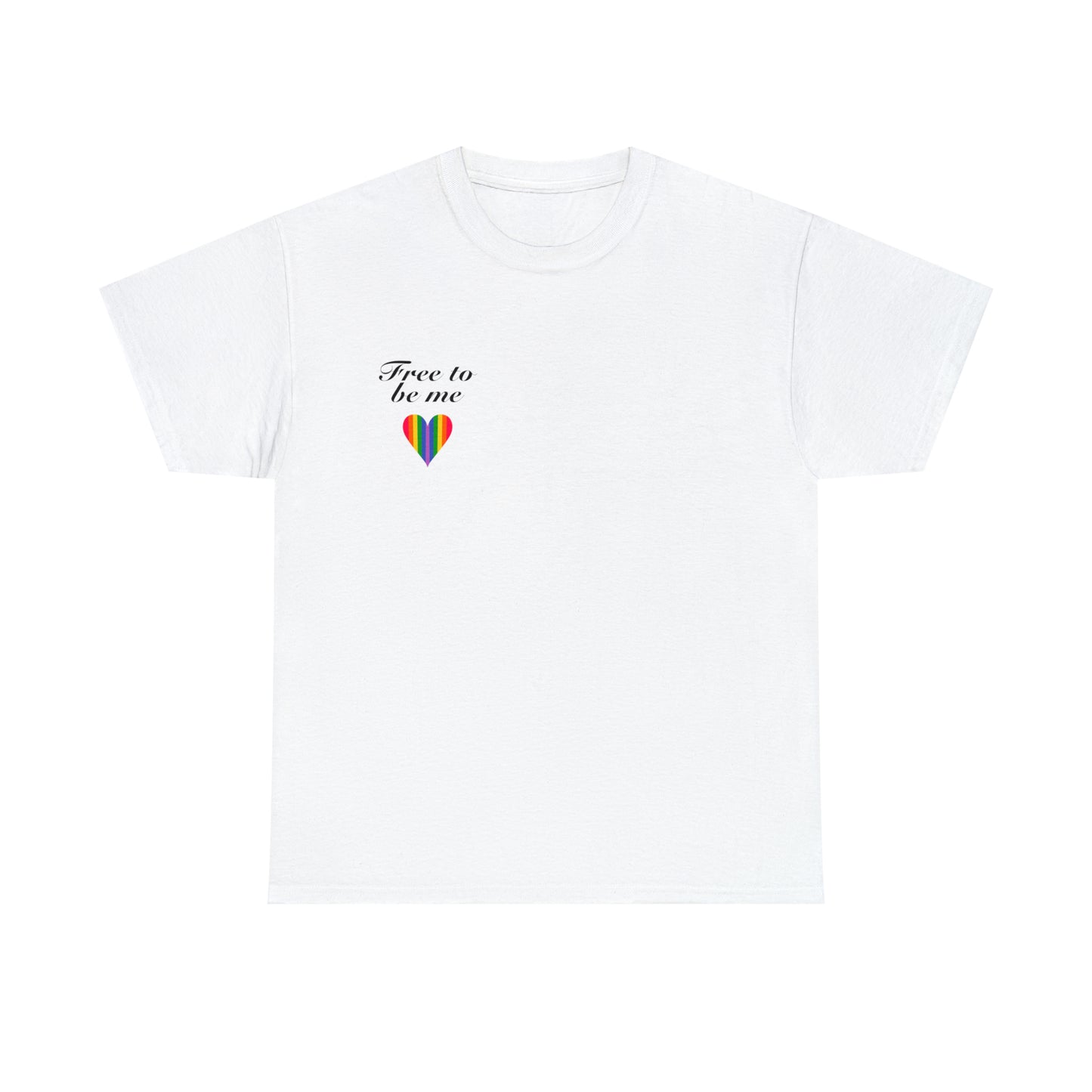 free to be me pride cotton tee