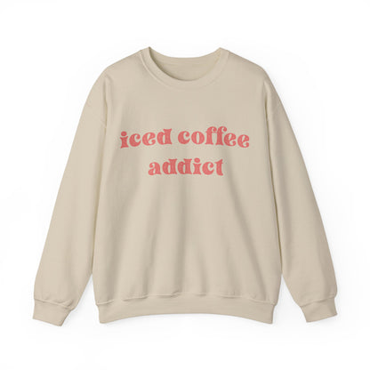 iced coffee addict sweatshirt