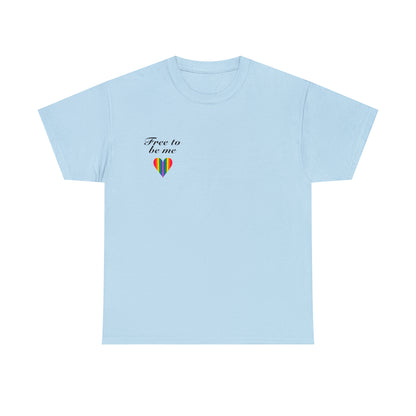 free to be me pride cotton tee